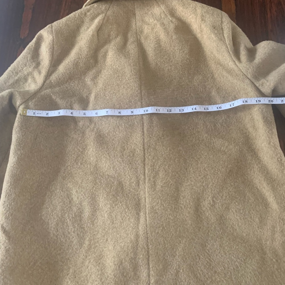 ❤️ 89. Vintage Classic Tan Wool Coat - Modern fit ❤️ - Picture 10 of 15